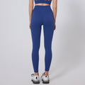 Fashion nude high waist yoga pants women's no embarrassment line breathable sports tights v line hip lifting fitness pants