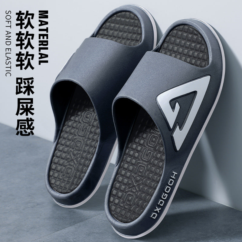 2026 men's slippers - summer outdoor anti-slip thick sole "cloud-like" comfort trendy beach couple's new sandals