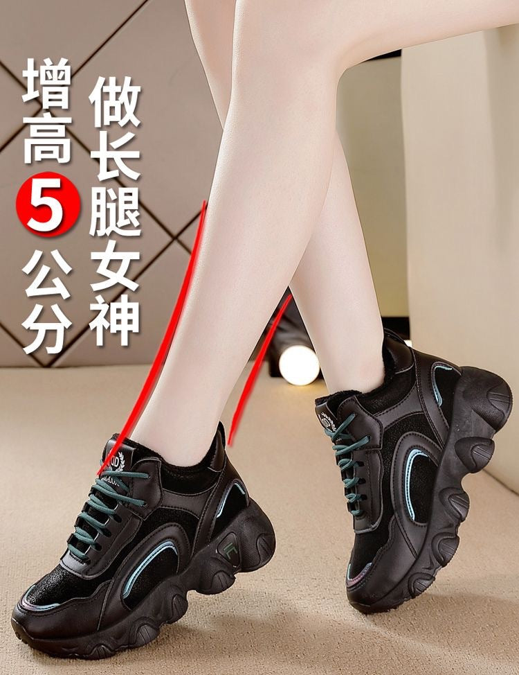 Cotton shoes dad shoes women's winterfleece-lined women's shoes new arrivaleasiest for match women's soft bottom shoes sports shoes running travel shoes