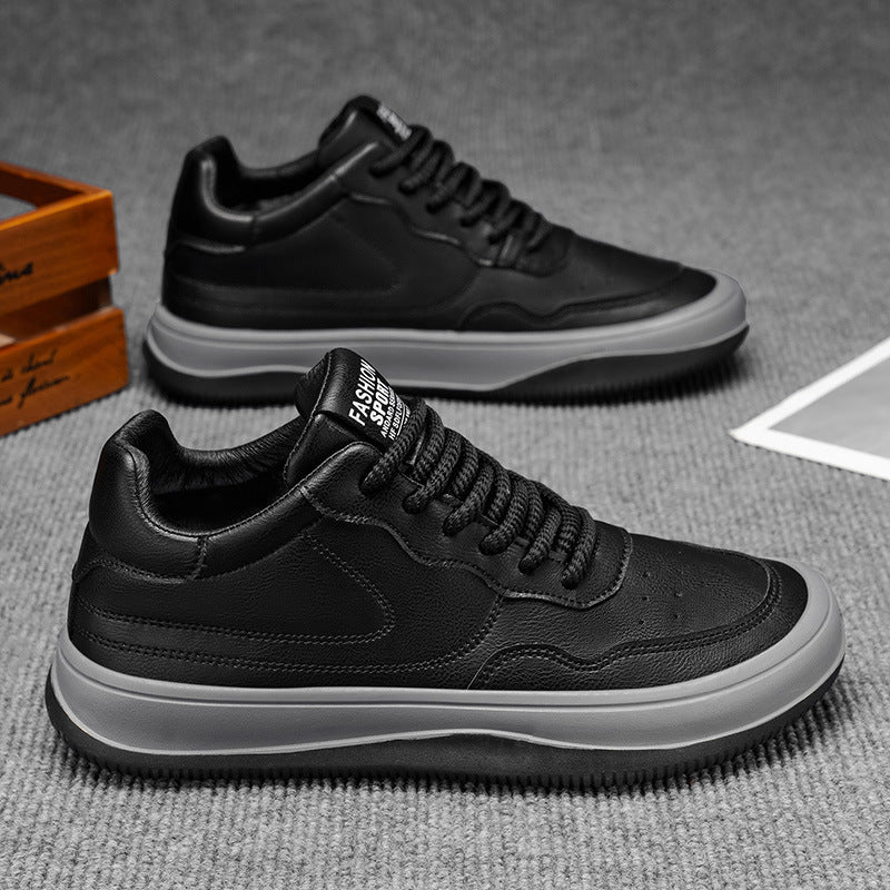 2026 spring new arrival: minimalist soft-soled, soft-leather, lightweight, non-slip casual men's shoes - trendy, versatile, sporty fashion sneakers