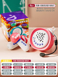 Kids' bee speaker - bluetooth connected karaoke headset with voice changer, sound effects, and educational toy features