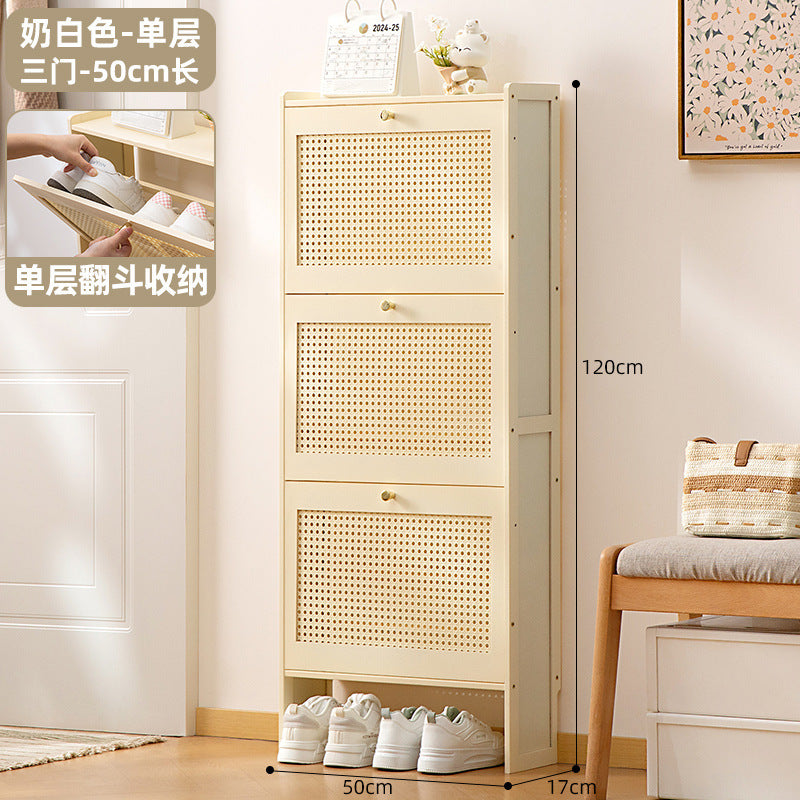 Simple shoe rack household door multi-layer with door dust-proof entry shoe rack shoe cabinet high vertical integrated storage rack