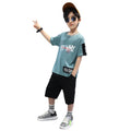 Boys' summer outfit set:  new summer collection - lightweight, sporty, cool & trendy styles for mid-to-large boys
