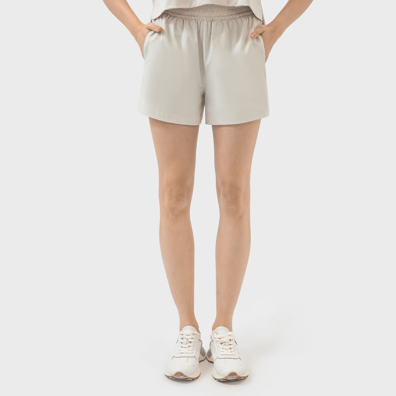 New outdoor instant cooling three-point yoga shorts - moisture-wicking, lightweight running & fitness shorts for women - dss072