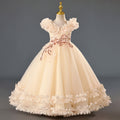 in stockgirl dress princess dress flower children's dress wedding dress evening dress catwalk gauze skirt kids 61 costumes