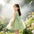Girls' birthday dress: stunning fairy princess gown - high-end, stylish, perfect for hosts, piano performances, and stage shows