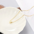 2024 amazon foreign trade new product minimalist inflatable heart pendant necklace - versatile commute style jewelry for women