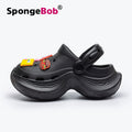 Spongebob squarepants platform clogs - women's 2025 new summer collection - outdoor, non-slip, beach sandals, height-increasing slides