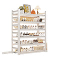 Household steel shoe rack door floor-standing multi-layer storage rack simple shoe cabinet entrance door rear storage rack