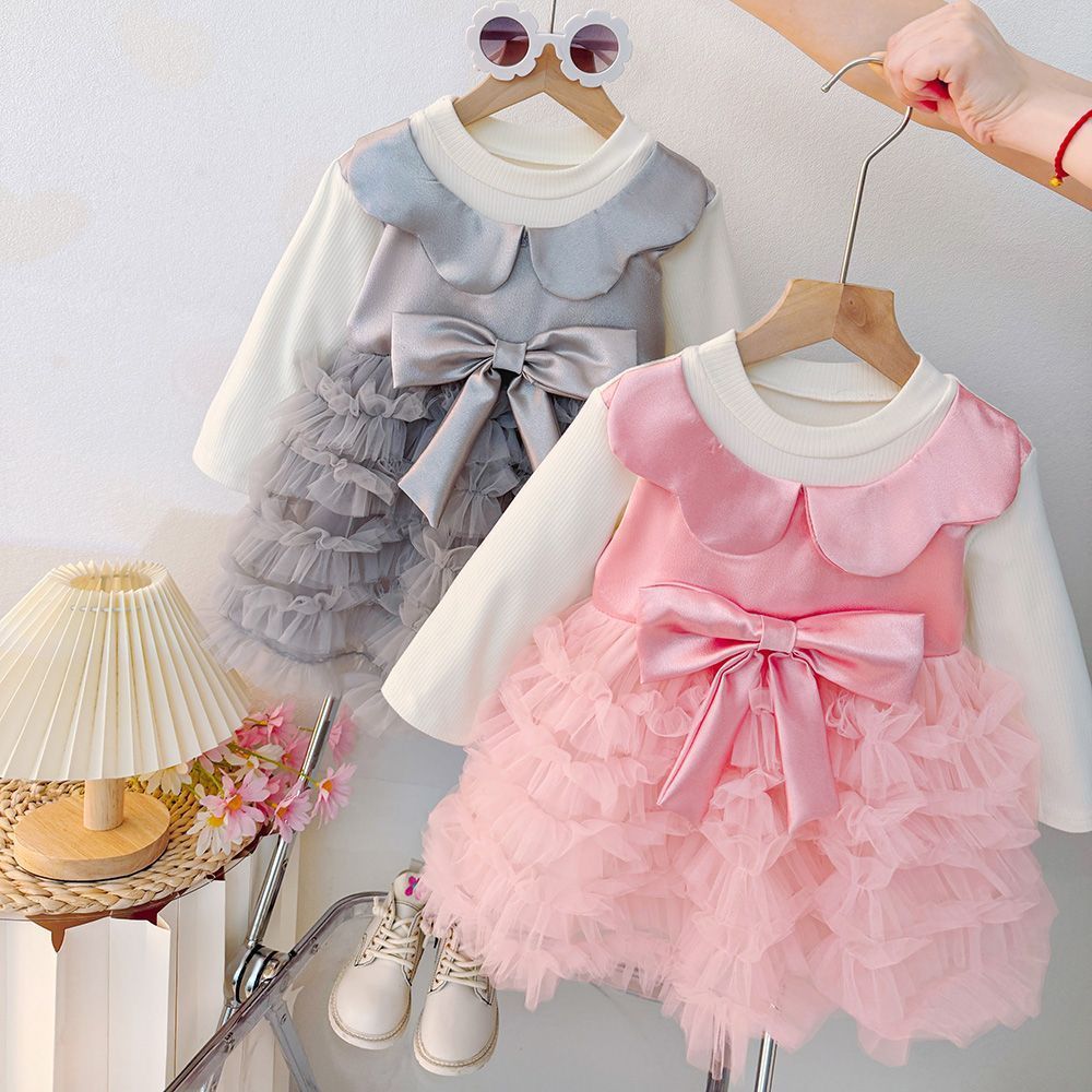 Girls' princess dress - autumn collection : new stylish children's dresses for baby girls, elegant spring/autumn fashion dresses
