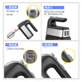 2024 new electric stand mixer - dual beater, stainless steel, for home use - dough mixer, cake baking, detachable beaters