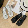 flip-flops for women, summer fashion outwear 2026new arrivalthick sole, pure color beach flip-flops, summer