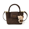 Simple and stylish crossbody bucket bag, 2025 autumn/winter vintage-inspired commuter casual bag, understated luxury niche handbag, shoulder bag
