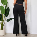 Pre-sale-65965# cross-border fashion  women's street loose slimming look wide leg trendy denim pants