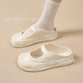 Carefully selected 2026 spring new korean rhinestone casual chunky sole canvas shoes mary jane flats versatile athletic sneakers