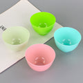 Wholesale set of plastic facial mask bowls for beauty, spa, and mask mixing - small bowl, 81mm diameter, 52mm height - cosmetics supplies