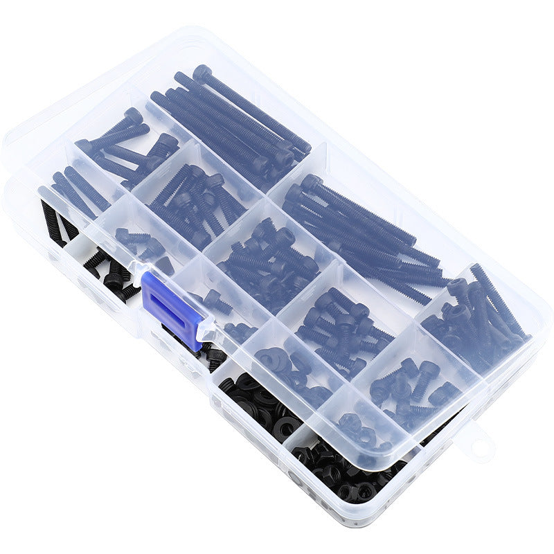 Grade 12.9/304 Stainless Steel, Hexagon Bolt Nut Washer Set, Hexagon Cup Head Boxed Screws