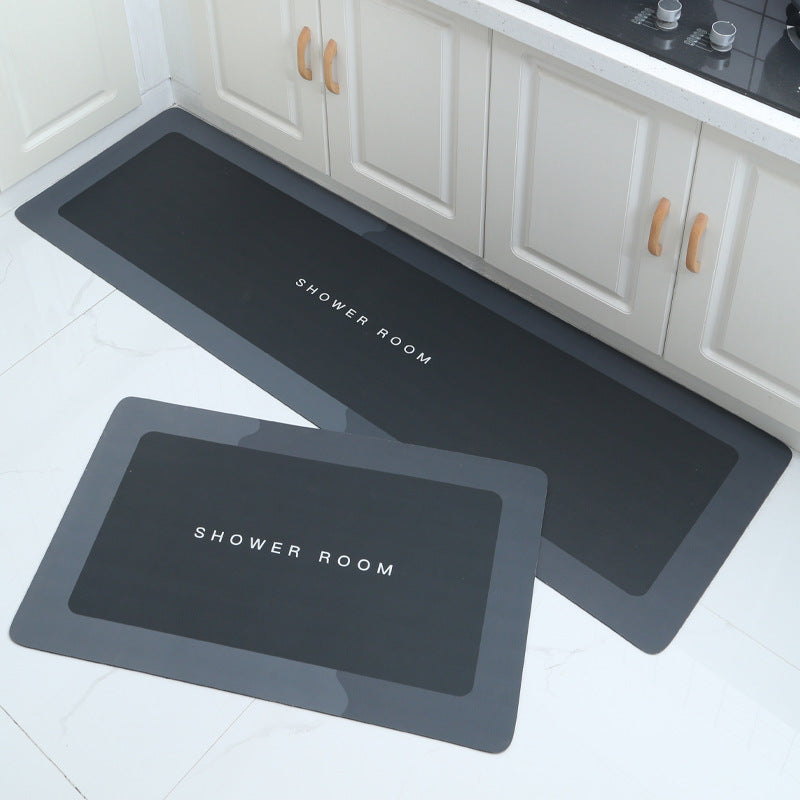 Wholesale diatomaceous earth quick-dry bath mats in nordic style. absorbent, non-slip bathroom, kitchen, and entryway rugs