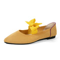 new spring/autumn pointed-toe bow casual flats - women's plus size flyknit moccasin loafers