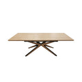 dining table retractable foldable negotiation table accessible luxury modern casual spray mdf table dining table