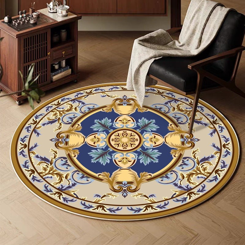 retro round for home living room sofa coffee table carpet imitation cashmere hanging basket foot mat persian bedroom bedside blanket