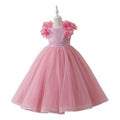 Girls' dresses  new collection: beaded birthday, piano recital, flower girl, runway performance, mesh princess dress for girls (sizes for mid-to-large children)