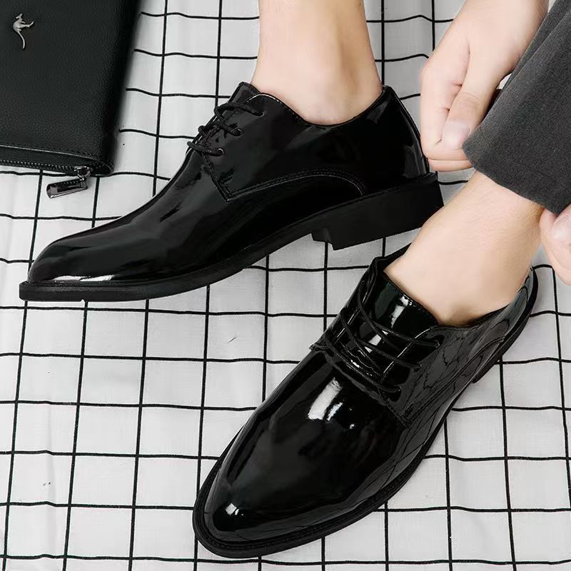 Men's leather shoes - soft leather, soft sole - business casual, work, security, dad shoes - wholesale & dropshipping available