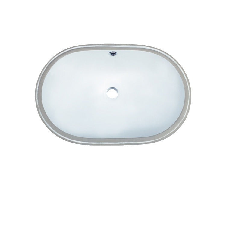 陶瓷台下盆嵌入式洗漱盆酒店民宿陶瓷洗一体盆家用洗手盆小户单盆