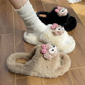 New autumn/winter 2025 indoor cute cartoon slippers - autumn/winter home anti-slip comfortable fuzzy slippers