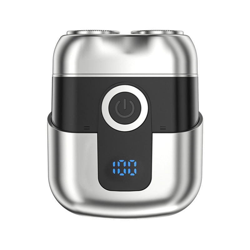 Mini electric shaver - compact, fast charging, home & car use, men's razor, portable beard trimmer