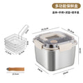 Export stainless steel deep fryer multifunctional deep fryer for home small deep fryer outdoor portable deep fryer