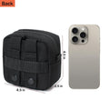 Tactical waist pack small medical kit edc tool pouch coin card holder molle attachment utility pouch
