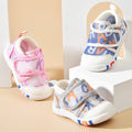 Baby sandals for boys, summer first walker shoes, 0-1-2 years old infant anti-slip soft sole mesh shoes for babies and toddlers, baby girl shoes