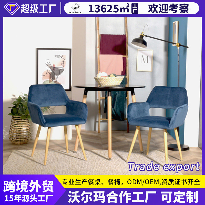 Amazon dining table chairs light luxury classy stool export scandinavian for home cut out back chair export dining chair