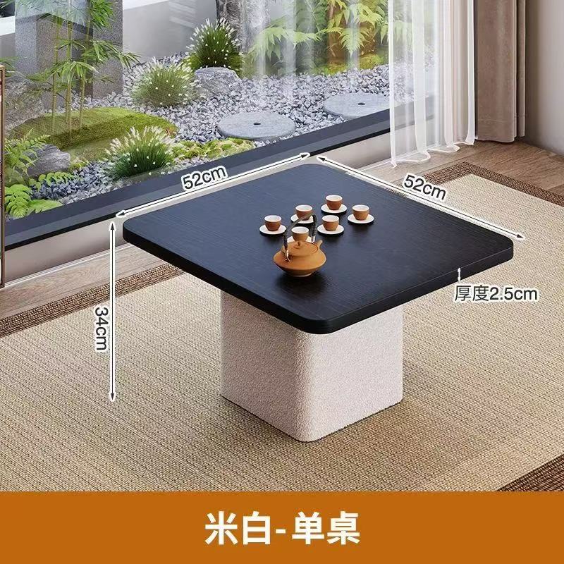 Popular tatami lazy sofa tea table combination balcony back chair bedroom window seat cushion bay window chair small coffee table