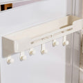 Gun gray towel rack, punch-free bathroom bathroom storage rack, wall-mounted towel rack, bathroom bedroom door storage