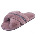 2024 new plush slippers for women, european and american fashion crossover one-strap warm slippers, direct from the manufacturer, cotton slippers