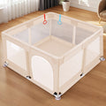 Baby playpen - portable playard for indoor use - safety barrier for crawling and walking - perfect for home and playroom
