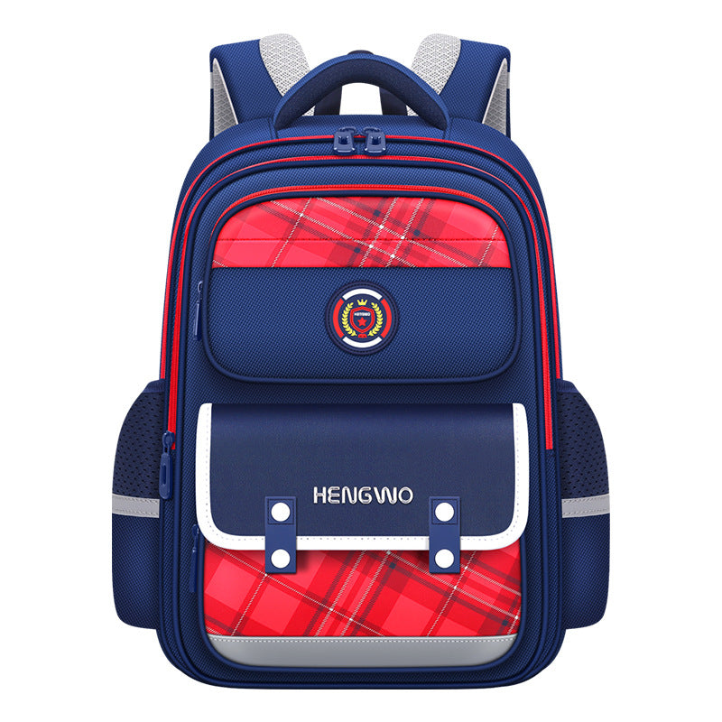 Factory direct hengwo new school backpacks, grades 3-6, double shoulder straps, back pain relief, large capacity elementary school backpack
