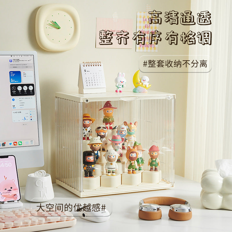 Blind box Figure display box Household drawer type dust-proof storage display box Transparent POP MART storage box