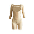 Post-abdominoplasty body shaper for waist, abdomen, and hips - postpartum recovery bodysuit for mom - post-liposuction hip and buttock shaping - women's tummy control bodysuit with lumbar support