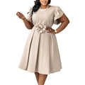 C8657  cross-border e-commerce  summer new arrival: elegant and chic floral african dress