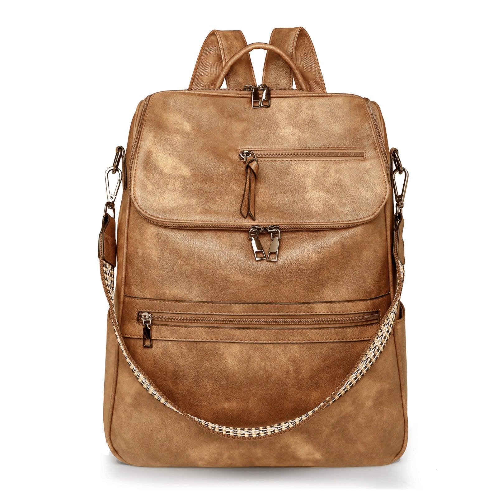 Retro college student backpack 2025 spring new trend fashion high sense bag British style foreign style backpack