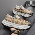 2025 winter new men's chunky platform sneakers - slip-on casual athletic shoes, anti-slip, wear-resistant, and breathable