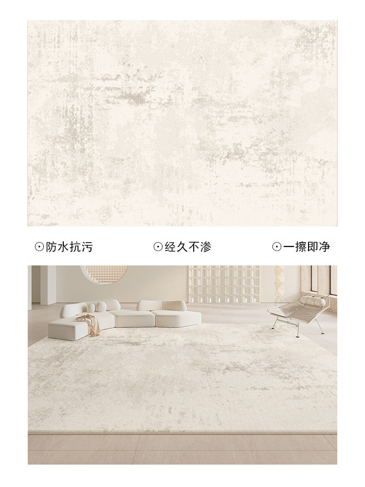 Carpet living room  new cream style light luxury high-end waterproof bedroom floor mat for home sofa large area full paving