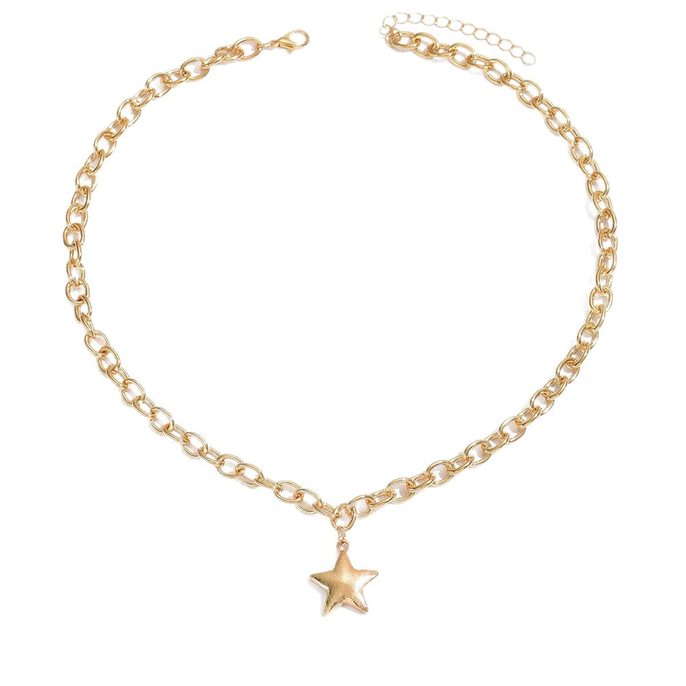 Wholesale diamond-studded heart necklace - european & american style, alloy jewelry, unique & versatile, sweet & chic choker necklace for women - perfect for summer