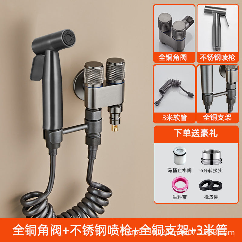 Special snap-on 46-point universal water nozzle drum angle valve connector for all-copper washing machine faucet automatic water stop valve