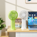 new product handheld fan mini desktop fan usb rechargeable high wind power student small fan wholesale logo