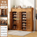 Shoe cabinet for home door nanzhu simple four-door multi-layer large-capacity balcony shoe storage cabinet dust-proof large shoe rack