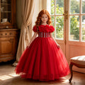 fashion stylegirl dress ankle-length party birthday princess dress for banquet clothing tutu skirt in stock